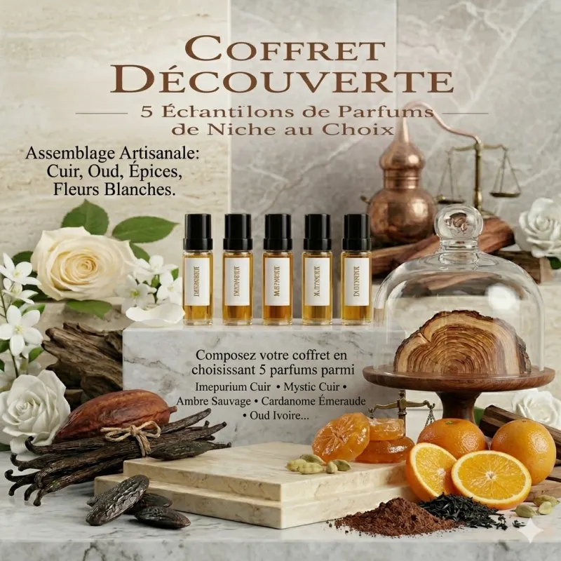 parfumerie de niche de Grasse avec notre coffret découverte parfum Grasse Atelier