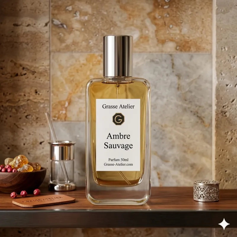 Ambre Sauvage — Fragrance from Grasse High Concentration (20%) — Long-lasting — 50ml