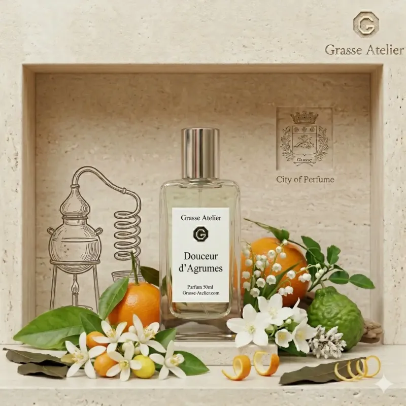 Douceur d’Agrumes — Profumo di Grasse Alta Concentrazione (20%) — Lunga Durata — 50ml