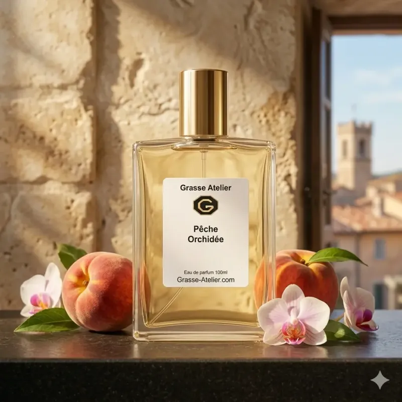 MELOCOTÓN ORQUÍDEA – Perfume de Nicho Floral Afrutado Gourmand Mujer | Grasse Atelier