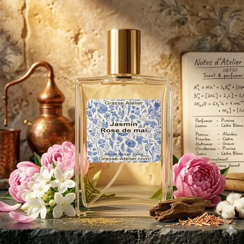 JASMINE ROSE DE MAI – Opulent White Floral Luxury Niche Perfume | Grasse Atelier