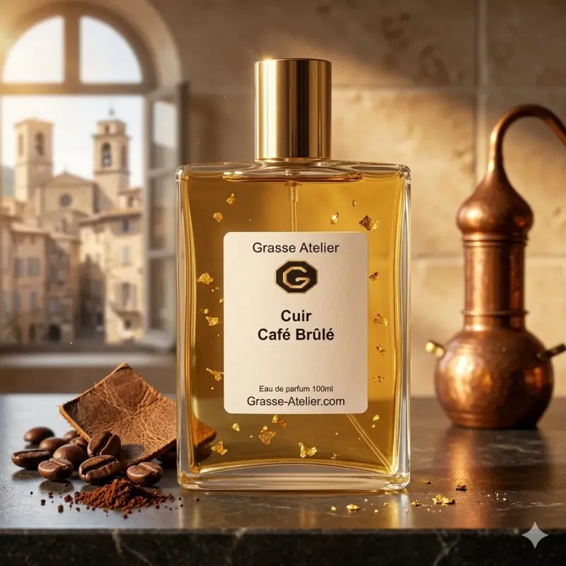 VERBRANNTER KAFFEE LEDER – Orientalisch Leder Amber Dunkler Kaffee Nischenparfum | Grasse Atelier