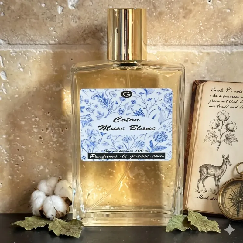 ALGODÓN ALMIZCLE BLANCO – Perfume de Nicho Almizclado Limpio Unisex Ropa Fresca | Grasse Atelier