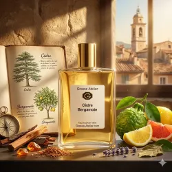ZEDER BERGAMOTTE – Zitrisch Holzig Nischenparfum für Herren Frisch | Grasse Atelier
