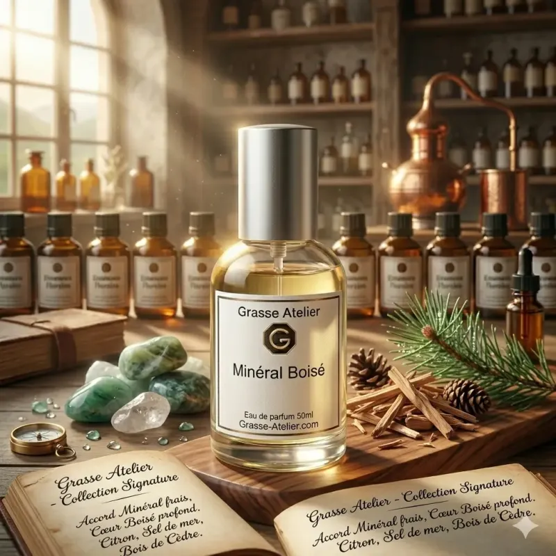 MINERALISCH HOLZIG – Würzig Mineralisches Unisex Nischenparfum | Grasse