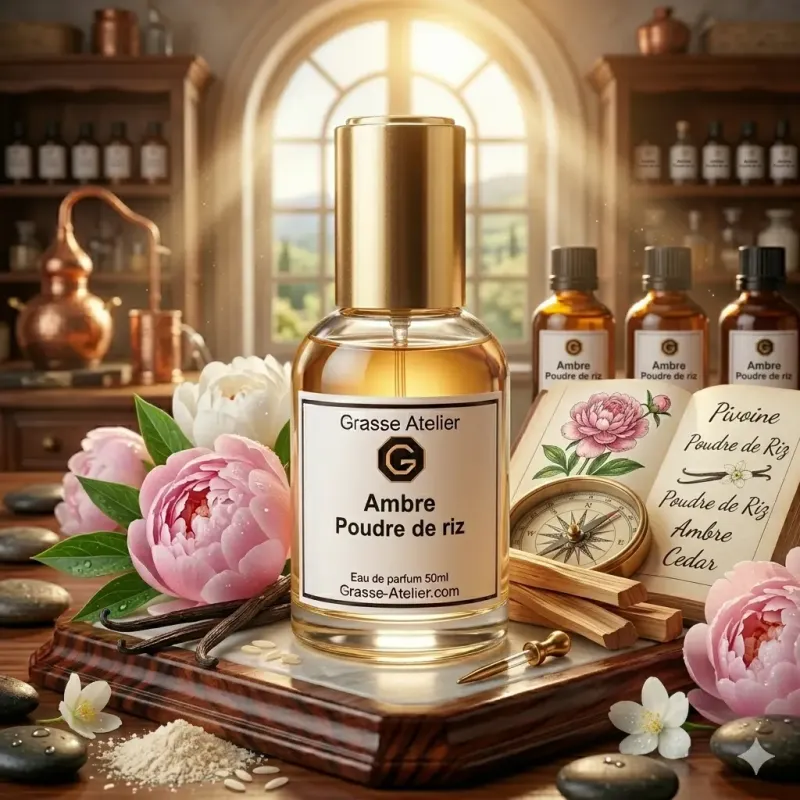 AMBER - RICE POWDER – Powdery Amber Retro Unisex Niche Perfume | Grasse