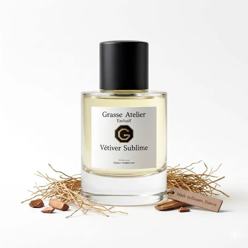 Vetiver Sublime – Unisex Woody Aromatic Perfume | Grasse Atelier