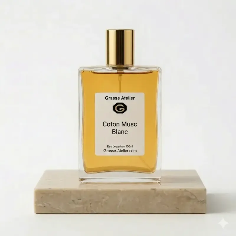 BAUMWOLLE WEISSER MOSCHUS – Sauber Pudrig Moschus Unisex Frische Wäsche Nischenparfum | Grasse Atelier