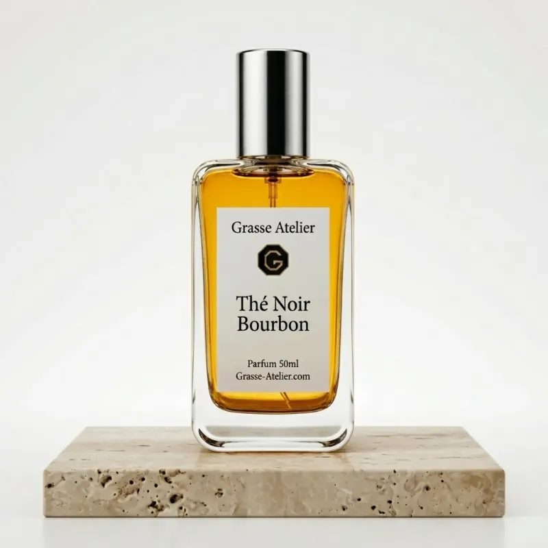Thé Noir Bourbon — Fragrance from Grasse High Concentration (20%) — Long-lasting — 50ml